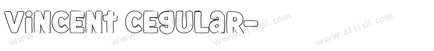 Vincent Regular字体转换